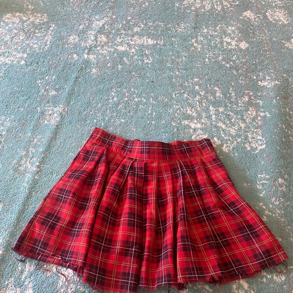 Briggs vintage Plaid Red Skirt - Picture 1 of 5